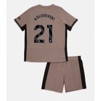Camiseta Tottenham Hotspur Dejan Kulusevski #21 Tercera Equipación para niños 2023-24 manga corta (+ pantalones cortos)